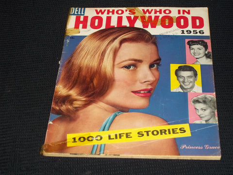 1956 WHO'S WHO IN HOLLYWOOD MAGAZINE - PRINCESS GRACE FRONT COVER - E 13688