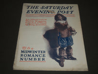1902 JANUARY 25 THE SATURDAY EVENING POST MAGAZINE - ILLUSTRATED COVER- SP 1026