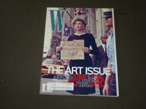 2009 NOVEMBER W MAGAZINE - LINDA EVANGELISTA COVER - B 3428