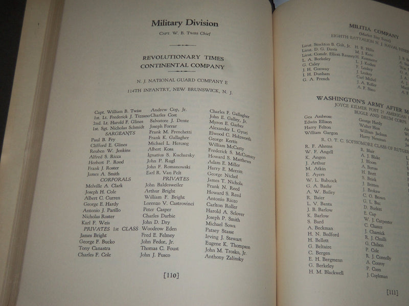 1930 PAGEANT OF NEW BRUNSWICK SOFTCOVER BOOK - J 2518