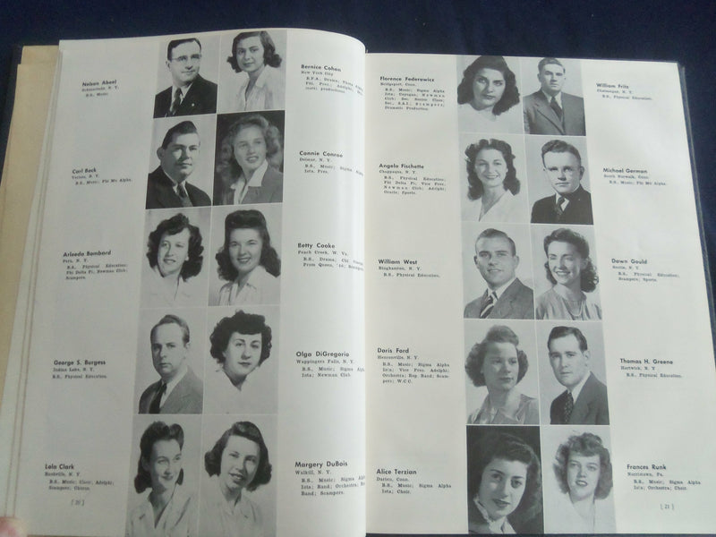 1947 CAYUGAN ITHACA COLLEGE YEARBOOK - ITHACA, NEW YORK - YB 2771