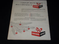 1953 CHRISTMAS CONSUMER REPORTS MAGAZINE - AUTO PREVIEW FRONT COVER - E 6424