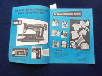 1949 NECCHI SEWING MACHINE CATALOG - J 9390