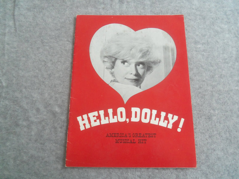 1967 HELLO, DOLLY! PROGRAM - CAROL CHANNING - DENVER AUDITORIUM THEATRE - J 7634