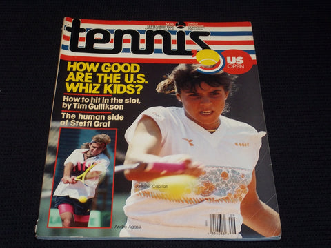 1990 SEPTEMBER TENNIS MAGAZINE - JENNIFER CAPIATI FRONT COVER - E 2254