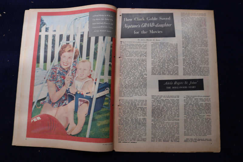 1951 OCTOBER 7 AMERICAN WEEKLY MAGAZINE - 20-LOVE COVER - E 22679
