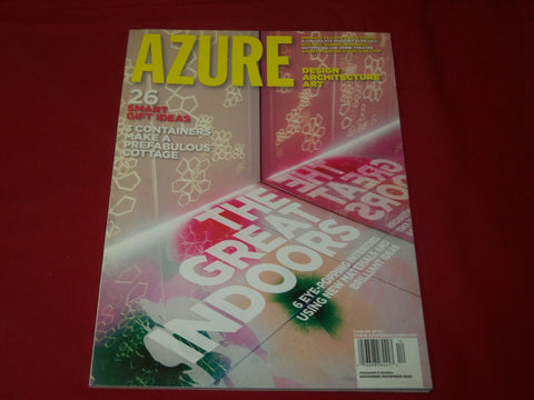 2007 NOV/DEC MAZURE MAGAZINE - GREAT INDOORS - DESIGN - ARCHITECTURE - RC 696