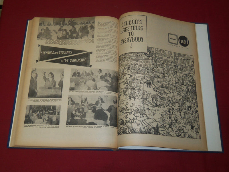 1966 RWDSU RECORD NEWSPAPER BOUND VOLUME NO. 13 - RETAIL - WHOLESALE - R 15L