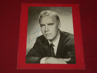 WARNER ANDERSON 6 1/2 X 8 1/2 AUTOGRAPHED PHOTO - AMERICAN ACTOR - J 4129