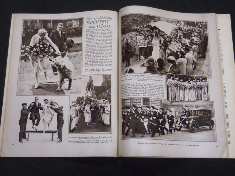 1927 JANUARY 15 DIE WOCHE GERMAN MAGAZINE - NICE ILLUSTRATED COVER - ST 4312
