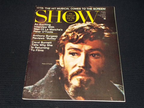 1973 JANUARY SHOW MAGAZINE - PETER O'TOOLE FRONT COVER - E 13432