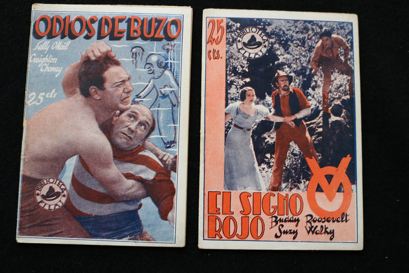 1920'S-1930'S BIBLIOTECA FILMS STORY BOOKS - SOFTCOVER - SPANISH - K 1981