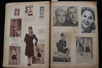 1940'S HOLLYWOOD SCRAPBOOK - RITA HAYWORTH - PAULETTE GODDARD - E 24888
