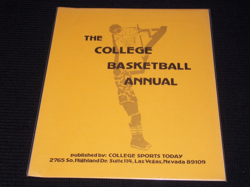 1974-75 COLLEGE BASKETBALL ANNUAL MAGAZINE - COLLEGE SPORTS TODAY - E 2061