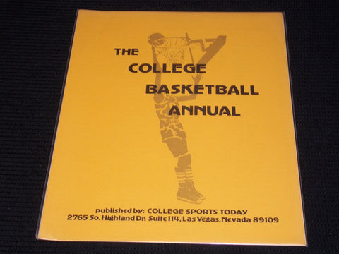 1974-75 COLLEGE BASKETBALL ANNUAL MAGAZINE - COLLEGE SPORTS TODAY - E 2061