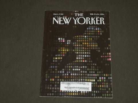 2014 FEBRUARY 17 & 24 THE NEW YORKER MAGAZINE - ILLUSTRATED COVER - NY 2266