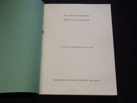 1949-1957 WATERBURY CONNECTICUT ANNUAL COMPTROLLER REPORTS LOT OF 3 - O 2351A