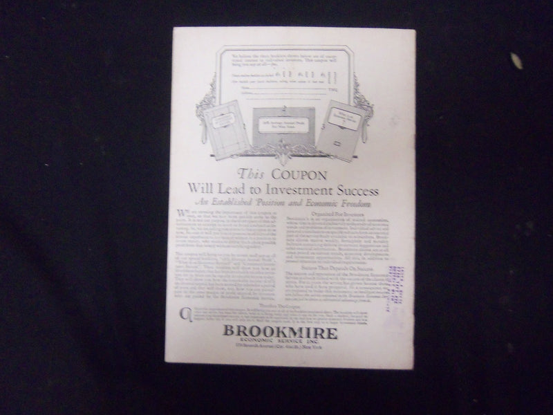 1926 AUGUST 9 TIME MAGAZINE - BOSS BRENNAN - T 79