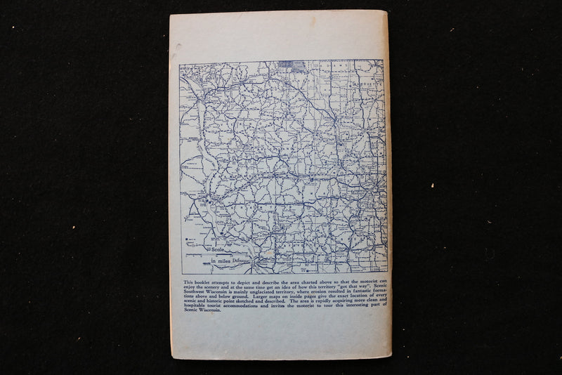 1948 SOUTHWEST WISCONSIN THE BLACKHAWK COUNTRY TRAVEL GUIDE - SOFTCOVER - K 2233