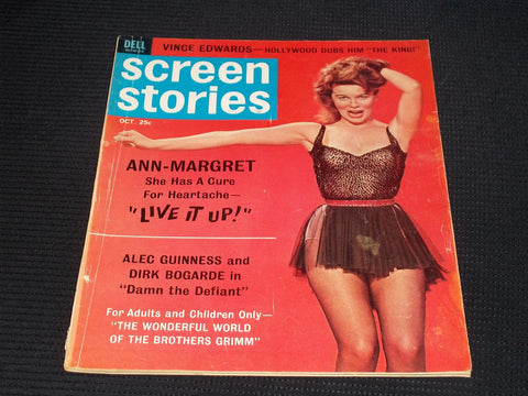 1962 OCTOBER SCREEN STORIES MAGAZINE - ANN-MARGRET FRONT COVER - E 14440