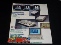 1986 JULY RUN MAGAZINE - COMMODORE COMPUTING FRONT COVER - E 549