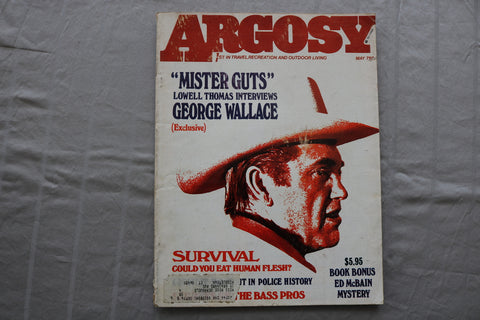 1973 MAY ARGOSY MAGAZINE - GEORGE WALLACE INTERVIEW COVER - SP 6188D