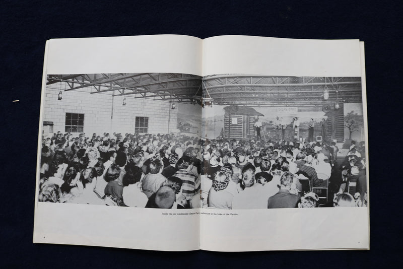 1962 LEE MACE OZARK OPRY PROGRAM - SIGNED - 7 AUTOGRAPHS - K 1734