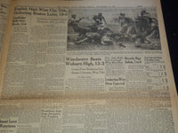 1942 NOVEMBER 27 BOSTON DAILY GLOBE NEWSPAPER - SOVIETS SWEEP ON - NT 9460