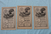 1904-1907 PROCTOR'S ALBANY THEATRE PROGRAMS - LOT OF 37 - O 3721