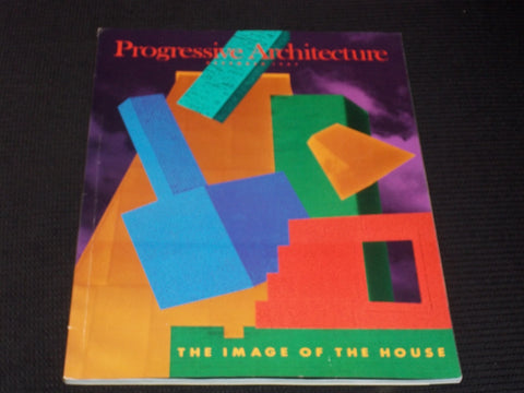 1987 DECEMBER PROGRESSIVE ARCHITECTURE MAGAZINE - HOUSES COVER - E 4131