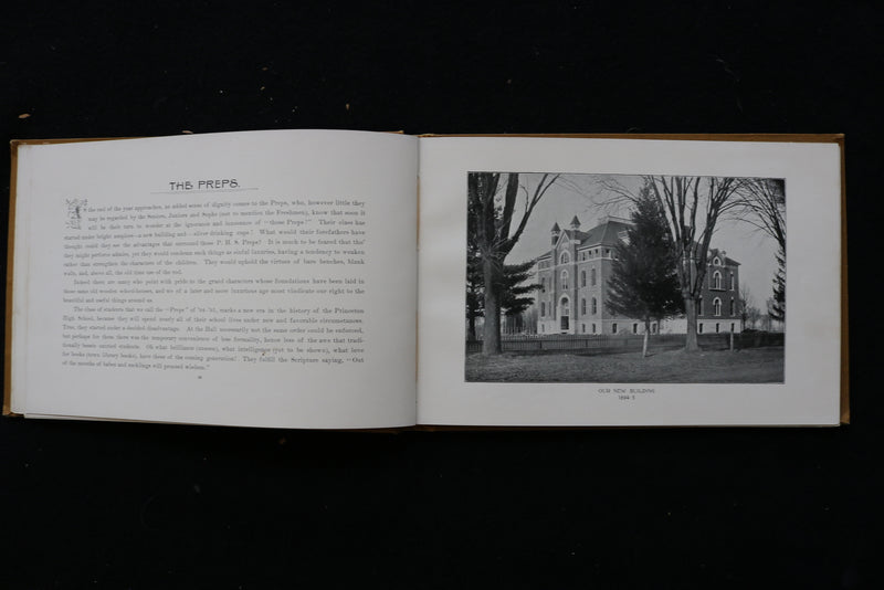 1895 MAY THE PRINCETONIA PRINCETON HIGH SCHOOL YEARBOOK- PRINCETON, IL - YB 3486