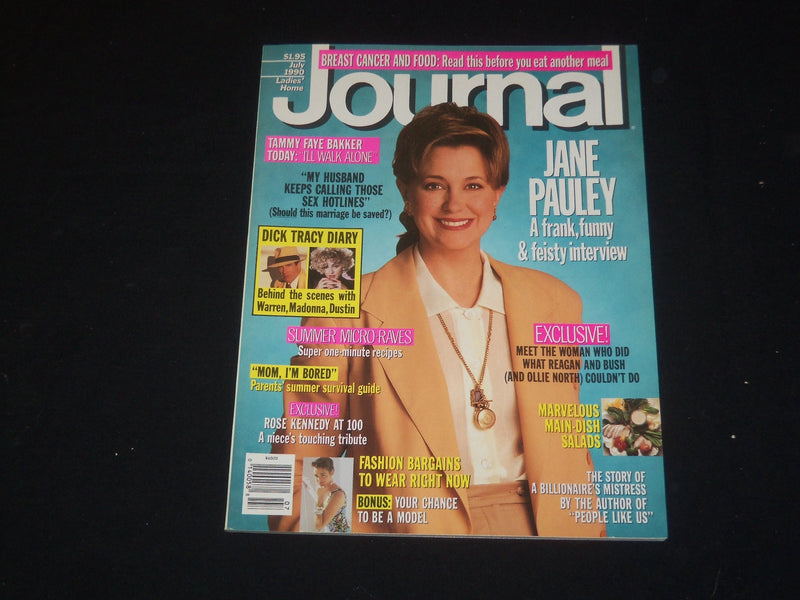 1990 JULY LADIES' HOME JOURNAL MAGAZINE - JANE PAULEY COVER - SP 3749