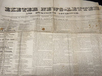 1849 EXETER NEWS LETTER ROCKINGHAM ADVERTISER - NEW HAMPSHIRE LOT OF 2 - K 56
