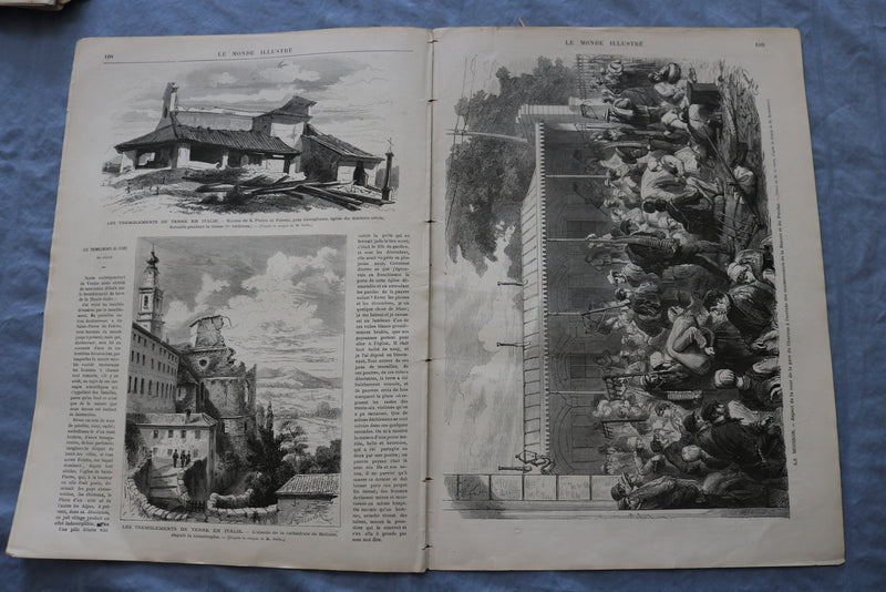 1873 AUG 16 LE MONDE ILLUSTRE MAGAZINE - LA LIBERATION-NANCY - FRENCH - NP 8448