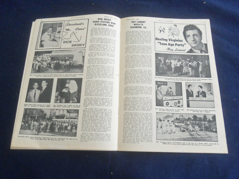 1959 FEBRUARY HIT PARADER MAGAZINE - THE PLAYMATES COVER - ST 4628U