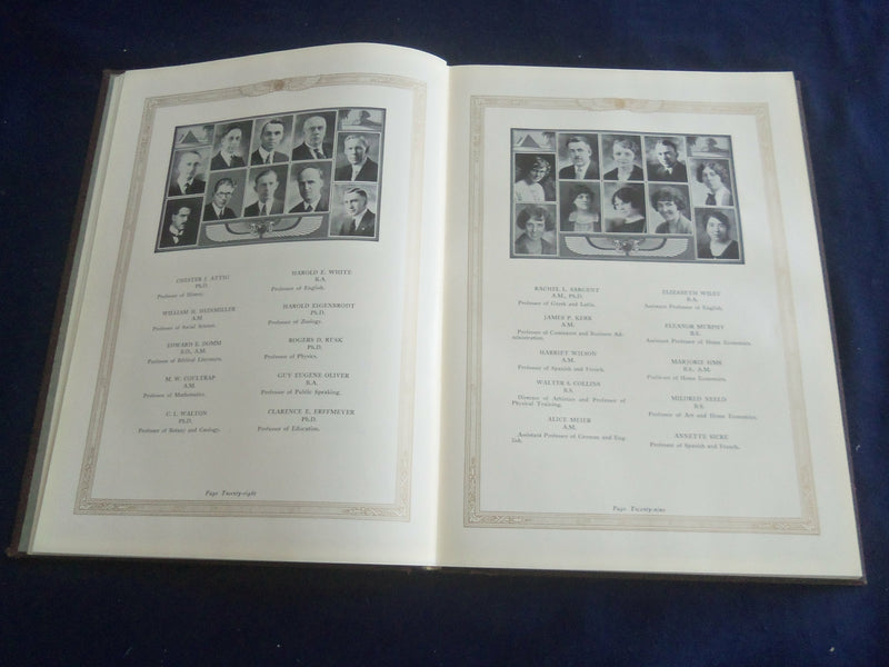 1926 THE SPECTRUM NORTH-WESTERN COLLEGE YEARBOOK -NAPERVILLE, ILLINOIS - YB 2711
