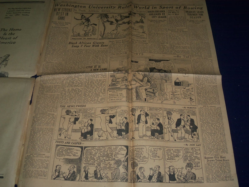 1926 JUNE 20 SAN ANTONIO SUNDAY LIGHT SPORT SECTION - CHANGED BASEBALL - NP 972Y