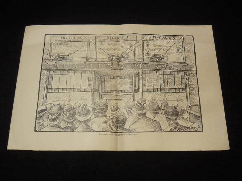 1900 THE HARVARD LAMPOON MAGAZINE LOT OF 4 ISSUES - CAMBRIDGE, MASS. - O 1780C