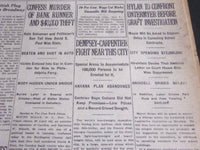 1920 NOV 8 NEW YORK TIMES - DEMPSEY-CARPENTER FIGHT NEAR THIS CITY - NT 6731