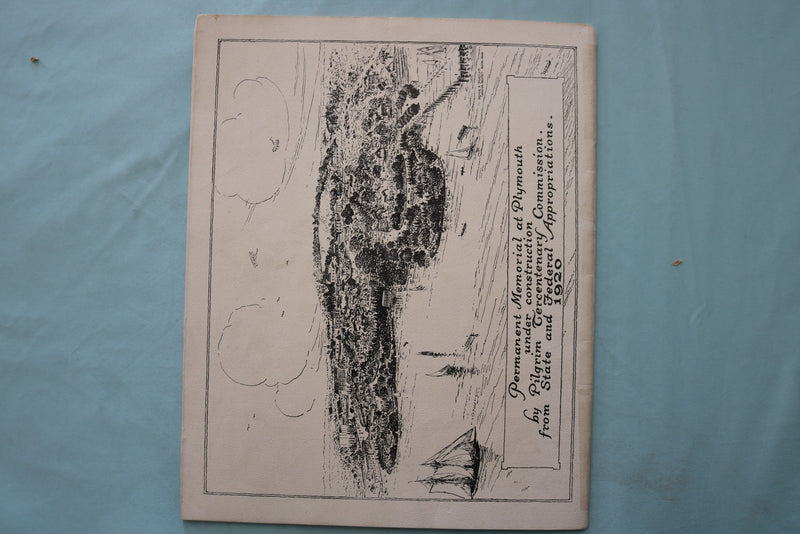 1921 PILGRIM TERCENTENARY PAGEANT PROGRAM - K 3418