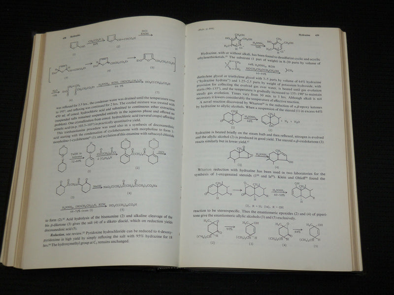 1969-1979 REAGENTS FOR ORGANIC SYNTHESIS BOOK LOT OF 7 - FIESER - KD 1062