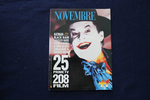 1991 NOV GUIDA AI PROGRAMMI MAGAZINE - JACK NICKELSON - ITALIAN COVER - E 23680