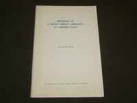 1963 PRINCIPLES OF A REFLEX THERAPY APPROACH TO CEREBRAL PALSY BOOK - J 6140