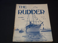 1908 OCTOBER THE RUDDER MAGAZINE - GREAT PHOTOS - SP 3253J