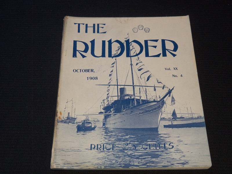 1908 OCTOBER THE RUDDER MAGAZINE - GREAT PHOTOS - SP 3253J