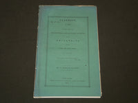 1841 PLASMION POEM - PHILOMATHEAN EUCLEIAN SOCIETIES - NEW YORK - J 4732