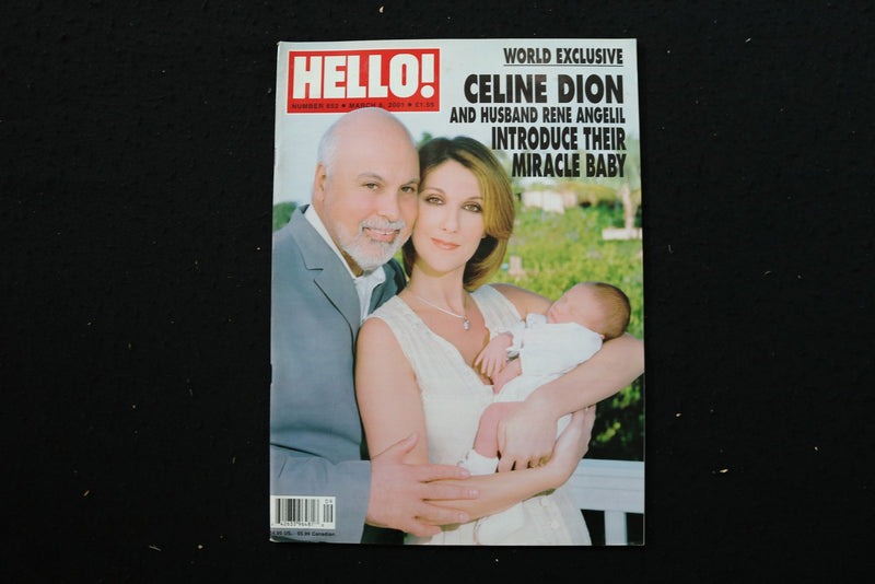 2001 MARCH 6 HELLO! MAGAZINE - CELINE DION COVER - E 25781