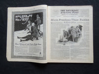 1918 NOVEMBER 9 THE SATURDAY EVENING POST MAGAZINE - ILLUSTRATED COVER - SP 907