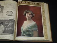 1913 JANUARY-JUNE LE THEATRE MAGAZINE BOUND VOLUME - 12 ISSUES - KD 2278O