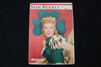 1953 MARCH 14 STAR WEEKLY MAGAZINE - JUNE HAVER COVER - E 26124